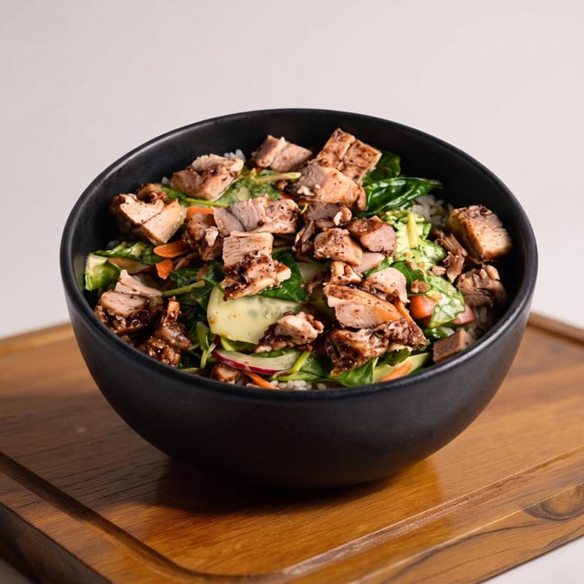 Jerk Chicken Garden Salad.
